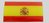 Pegatina para coche bandera de España
