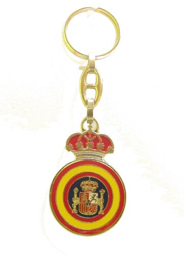 Llavero escudo España y Protección Civil